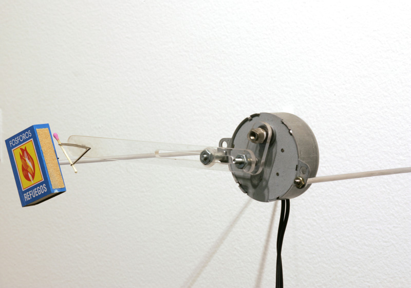 Adriana Salazar. Máquinas arriesgadas. 2008. Instalación