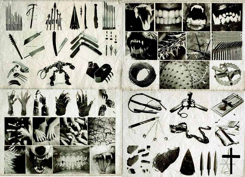 Carla Rippey. 2010. Choose your weapon 3 y 4.Catálogo de objetos peligrosos. Cole_20160615183107107