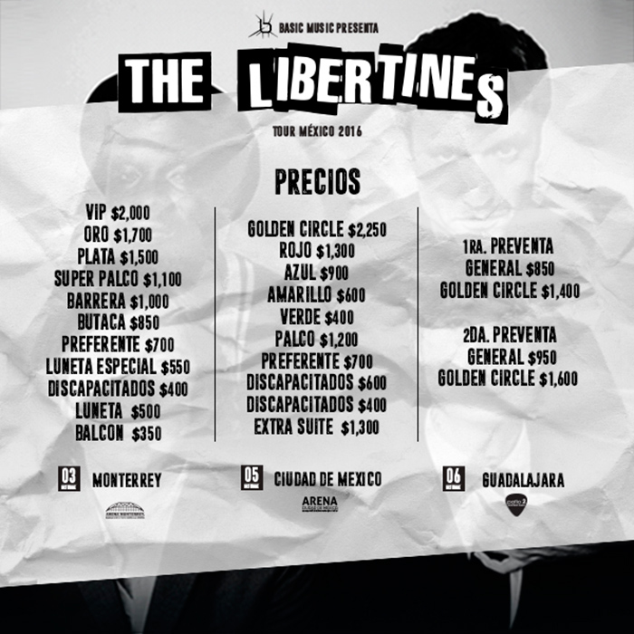 the-libertines-precios