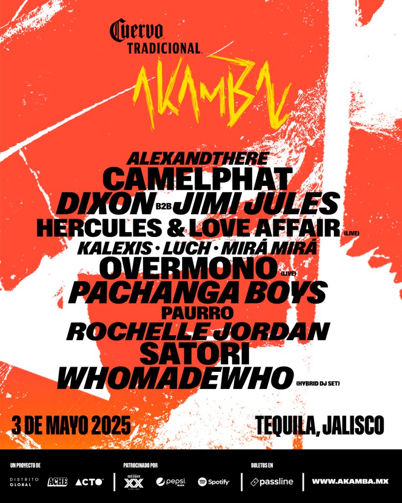 Cartel oficial del festival Akamba 2025. 