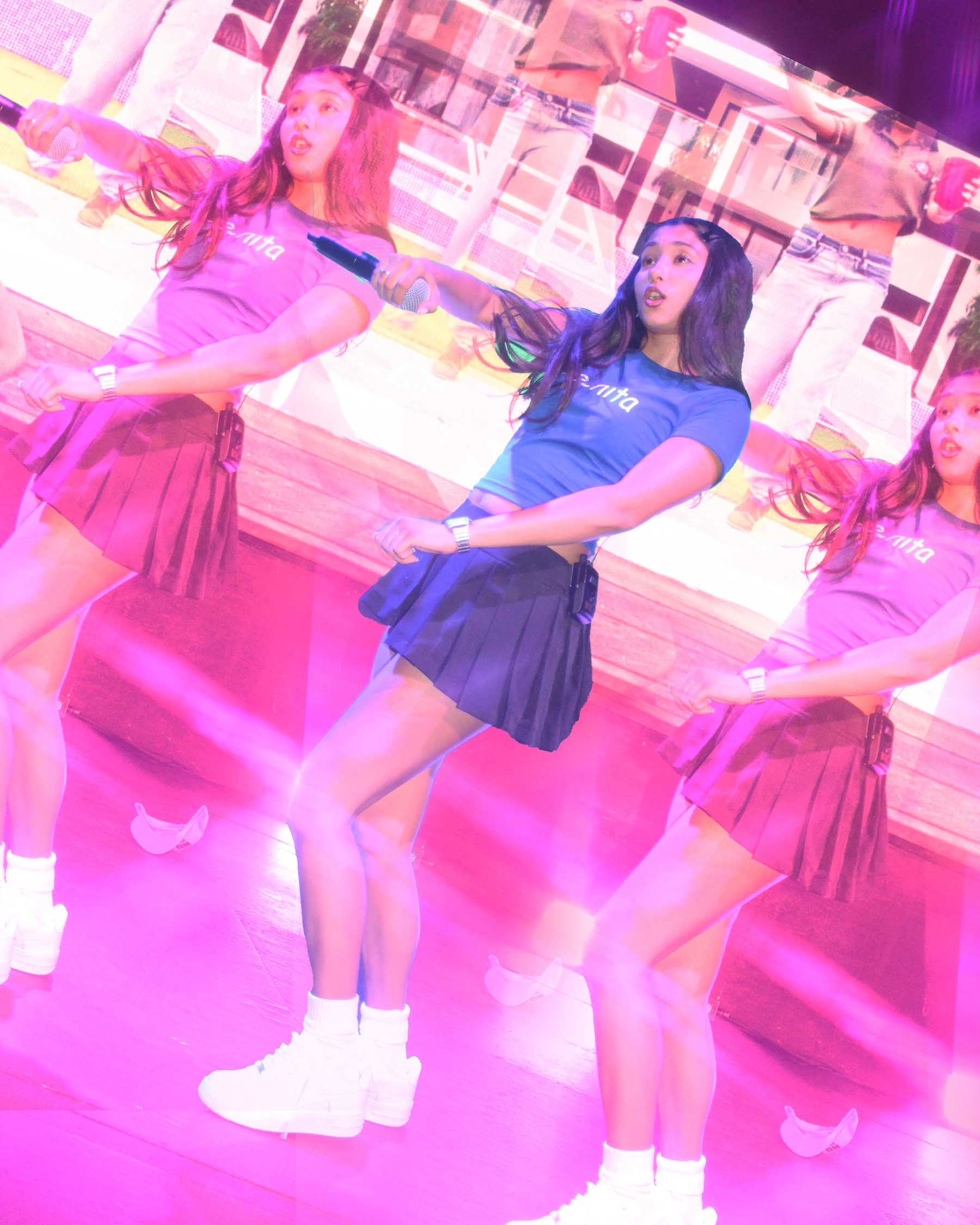 BB Trickz, artista española durante su concierto en la Ciudad de México.