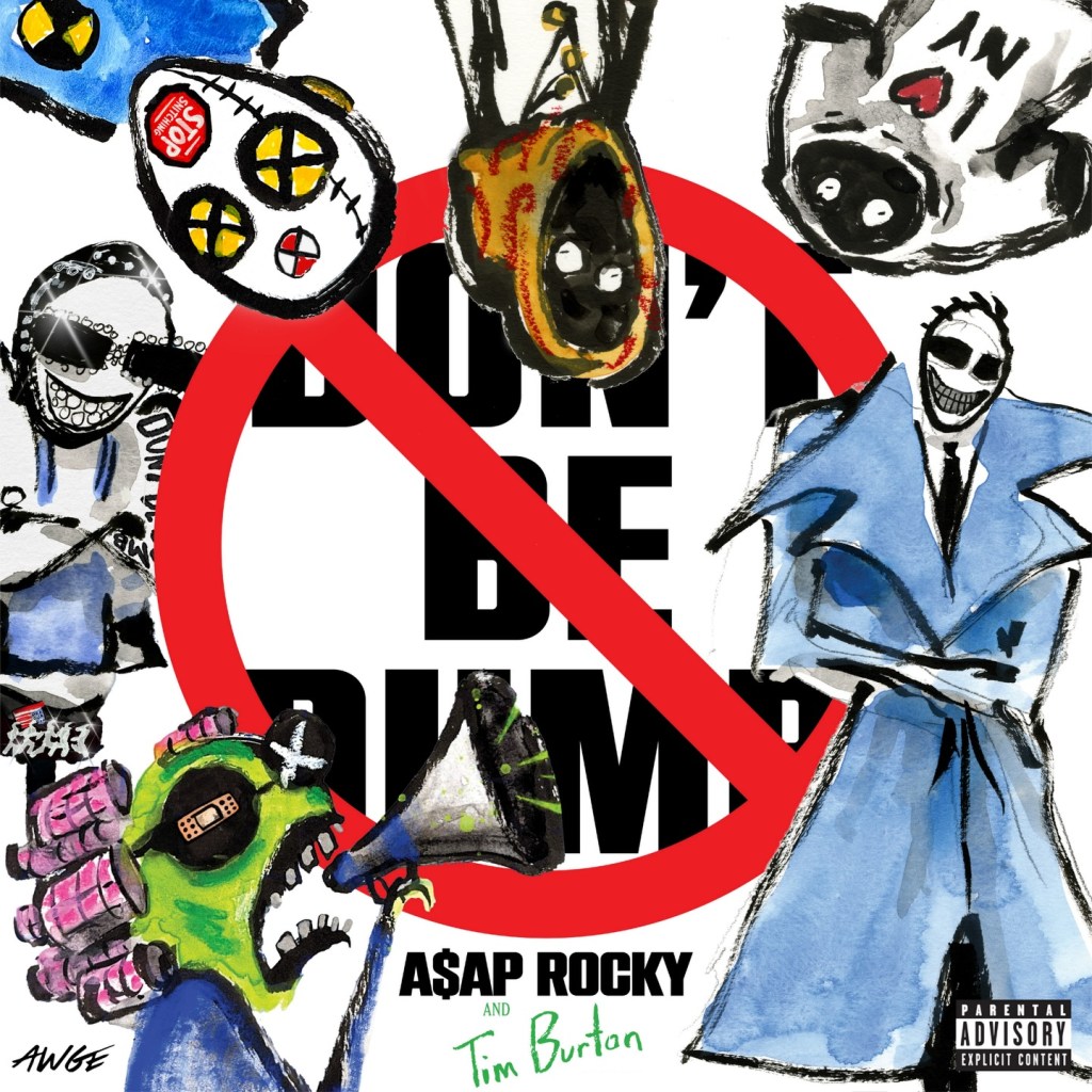 Portada de "Don't Be Dumb", nuevo álbum de A$AP Rocky. 